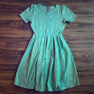 LuLaRoe Amelia ~ Mint Floral Print